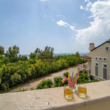 Villa Seaside Residence, Villa Sar, Deniz Manzarali Fethiye Calis , 4 Yatak Odali ,8 Kisilik Muestakil Havuzlu Villa Fethiye